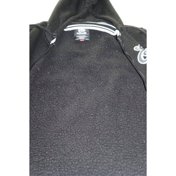 Ecko Unltd Fleece Hoodie Medium Black Zip Varsity Sherpa Jacket Streetwear - Picture 7 of 10